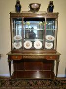 Louis 16 style Displaycabinet very high quality in wood and gilded bronzes, France 1880