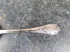 Louis 15 style Dessertspoons of Christofle in silverplated metal, France 1970