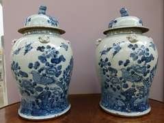 Chinese vases in porcelain, China 1880