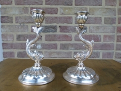 Louis Philippe style Pair candelabra in silver 915 1880