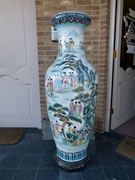 Chinese style Huge Vase in porcelain, China 1950