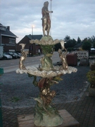 style Fountain  in patinated bronze 1960-70