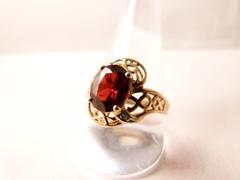 style Lady,s ring  in yellow and white gold 9kt and briljant 3.5gr