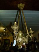 Louis 16 style Lamp in havy quality in gilded bronze, France 1910