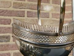 Louis 16 style Centerpiece with crystal in 800 silver signed RR 1880
