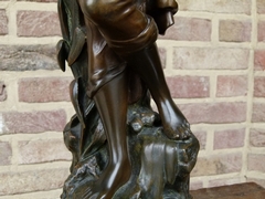 Napoleon III style Sculpture of a young lady 