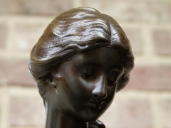 Napoleon III style Sculpture of a young lady 