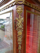 Transition style  F.Linke signed Displaycabinet  in satinwood and gilded bronzes, France 1890