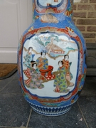 style Pair Imari vases in porcelain, Japan 1880