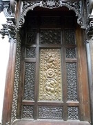 Asiatique style Huge cabinet from a temple, India 1880