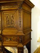 Barock style Cabinet in oak, Germany 1900