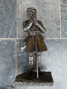 style Bronze sculpture in patinated bronze , Poland,signed Glowacki 1890