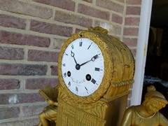 Charles X restauration style Pendule clock 