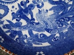 Chinese style Disch white and blue in porcelain, China