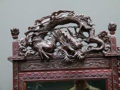 Chinese style Display cabinet in Asiatique rosewood, China 1920