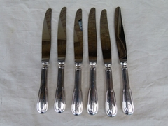 style Christofle cutlery set 77 pieces  in plated silver, France 1950