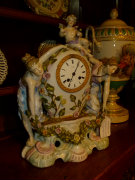 style Clock in porcelain, Germany 1920