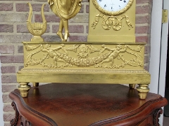 Empire style Pendule in gilded bronze, France 1815