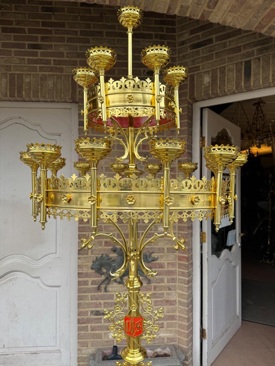 Huge church candelabra 