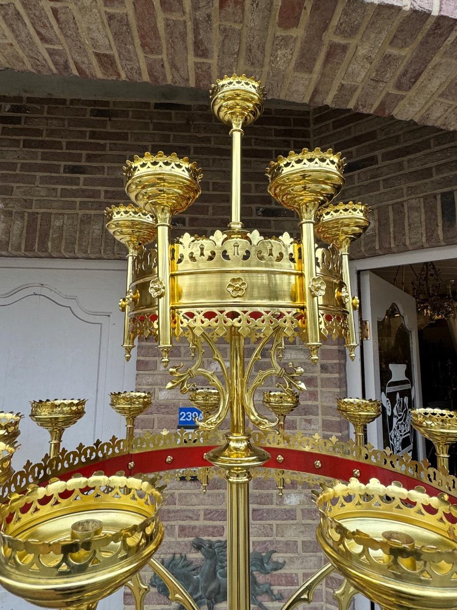 Huge church candelabra 