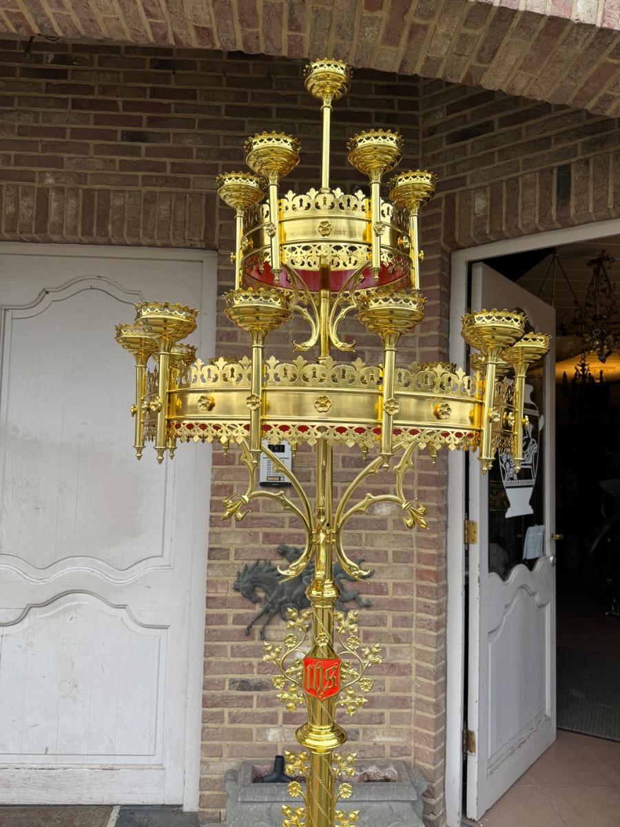 Huge church candelabra 