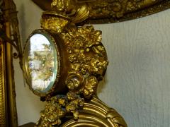 Louis 15 style Clockset in gilded bronze 