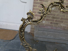 Louis 15 style Fire place screen  in bronze, France 1900