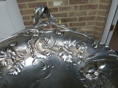 Louis 15 style silver Centerpiece 610g in 800 silver, Germany 1890