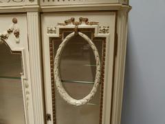 Louis 16 style Displaycabinet in painted wood, France 1880