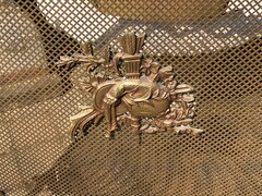 Louis 16 style Fire place screen  in bronze, France 1920