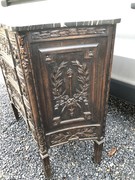 Louis 16 style Nice carved chest of drawers in oak, Belgium 1900
