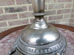 Louis 16 style Pair candelabra around 1600gr  in silver 800