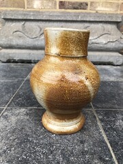Medieval style Small jar in stonewre, Belgium ,Raeren 1700