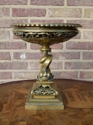 Napoleon 3 style Centerpiece with a fisch in bronze, France 1880