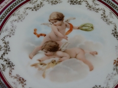 Napoleon III style Centerpiece with cherubs in porcelain and gilded bronze, Vienna,Austria 1890