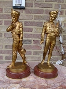 Napoleon III style Pair sculptures by Lalouette 