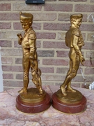 Napoleon III style Pair sculptures by Lalouette 
