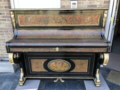 Napoleon III style Piano with Boulle marquetry in tortoise shell and bronze, Paris, France 1880