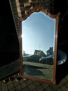 Rengecy style Mirror in oak, Belgium 1900