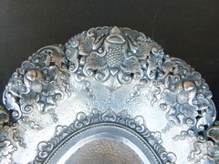 style silver Centerpiece  in 800 silver 473gr, Indonesia 1900