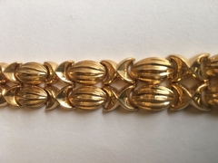 style Yellow golden bracelet 18kt  in 18kt yellow gold 1970